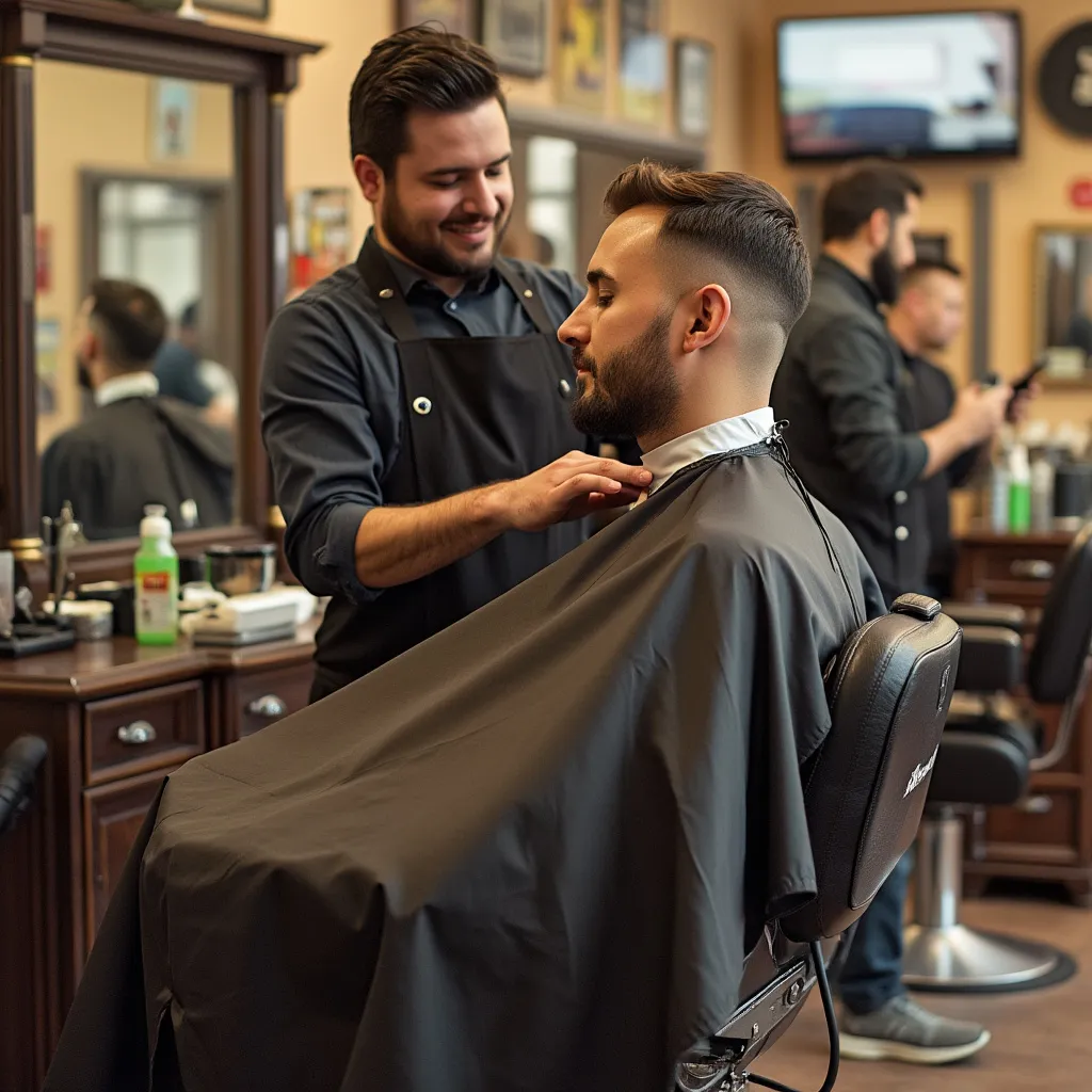 Clase magistral de formación en barbería