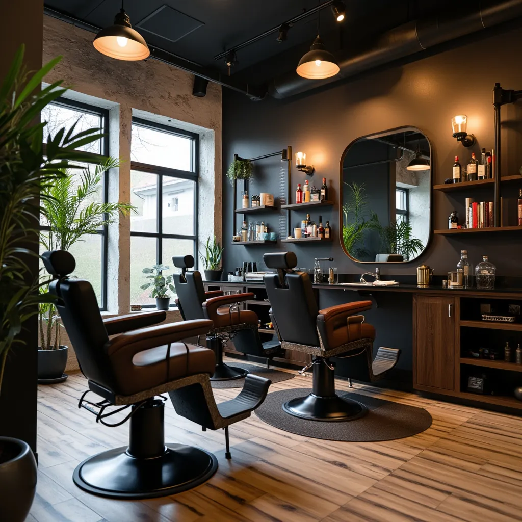 Proyecto reforma interior minimalista barbería